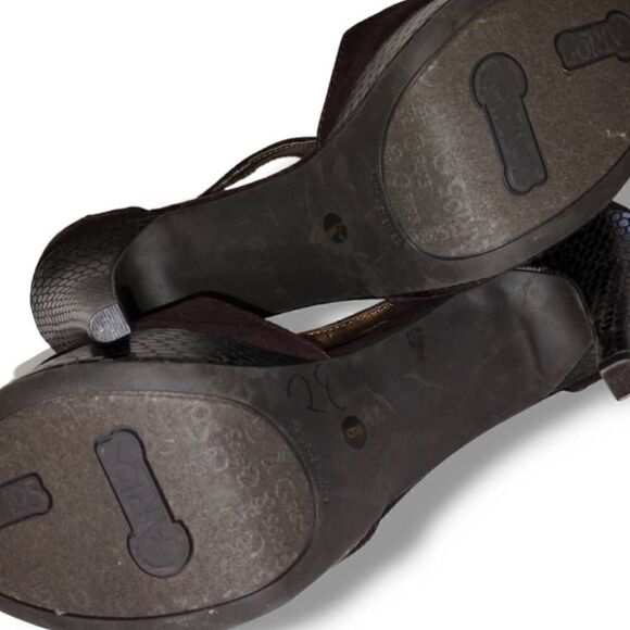 ‎Carlos Santana Dark Brown Suede Stiletto Sandal NEW 9 - Picture 6 of 9